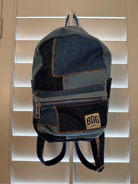 BDG Handbags - BDG Patchwork Denim Mini Backpack - Blue